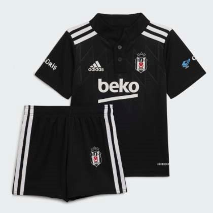 Camiseta Besiktas Replica Segunda Ropa Niño 2021/22 Negro